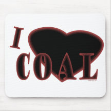 I Heart Coal Mousepad