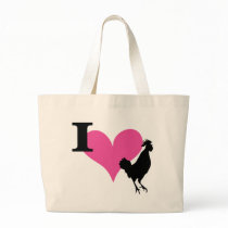 I Heart Cock Canvas Bags