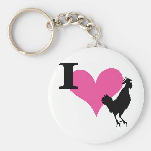 I Heart Cock Keychain