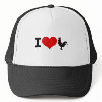 I Heart Cocks Mesh Hat