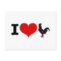 I Heart Cocks Post Card