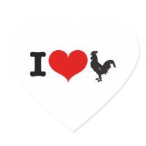 I Heart Cocks Sticker