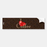 I Heart Coffee Bumper Sticker