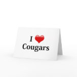 I Heart Cougars cards