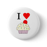 I heart Cupcakes buttons
