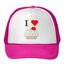 I heart Cupcakes Mesh Hat