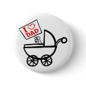 I heart Dad baby stroller buttons