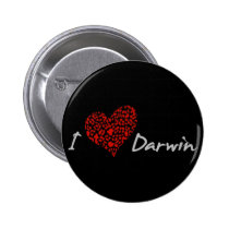 I Heart Darwin buttons