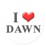 I Heart Dawn Stickers 001