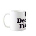 I Heart Deep Sea Fishing mugs