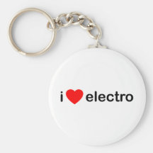 I Heart Electro Keychains