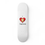 I heart elephants in yellow skateboard