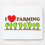 I Heart Farming mousepads