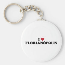 I Heart Florianopolis Brazil Key Chains