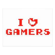 I Heart Gamers Postcards