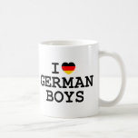 I Heart German Boys Coffee Mug