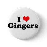 I Heart Gingers buttons