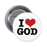 I Heart God Buttons
