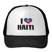 I HEART HAITI HATS