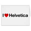 I heart Helvetica cards