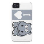 I Heart Hippos Phone Case Iphone 4 Case