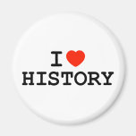I Heart History Refrigerator Magnet