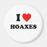 I Heart Hoaxes Refrigerator Magnet
