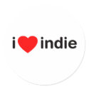 I Heart Indie stickers