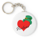I Heart Ireland keychains