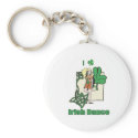 I heart Irish Dance Clover keychains