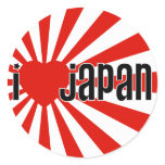 I Heart Japan! Round Stickers