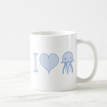 I Heart Jellyfish Mug