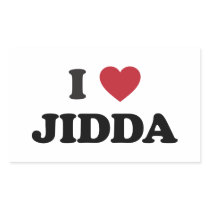 I heart Jidda Saudi Arabia Stickers
