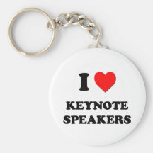 I Heart Keynote Speakers Key Chain
