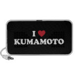 I Heart Kumamoto Japan Portable Speakers