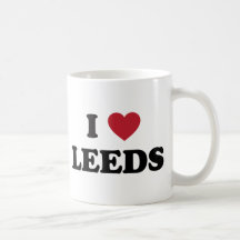 I Heart Leeds England Mug