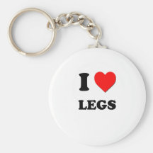 I Heart Legs Key Chains