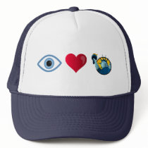 I Heart Liberty Mesh Hat