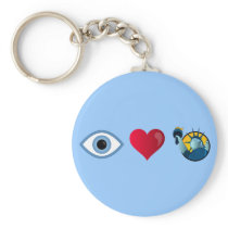 I Heart Liberty Keychain