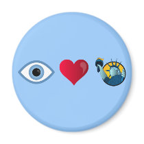 I Heart Liberty Magnet