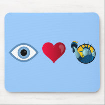 I Heart Liberty Mousepad