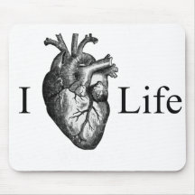 I Heart Life Mousepad