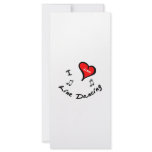 I Heart Line Dancing rack cards