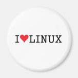 I Heart Linux 2 Fridge Magnet