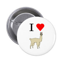 i heart llama button