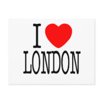 I HEART LONDON POSTCARDS