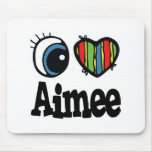 I Heart (Love) Aimee mousepads