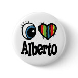 I Heart (Love) Alberto buttons