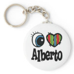I Heart (Love) Alberto keychains