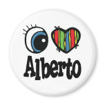 I Heart (Love) Alberto magnets